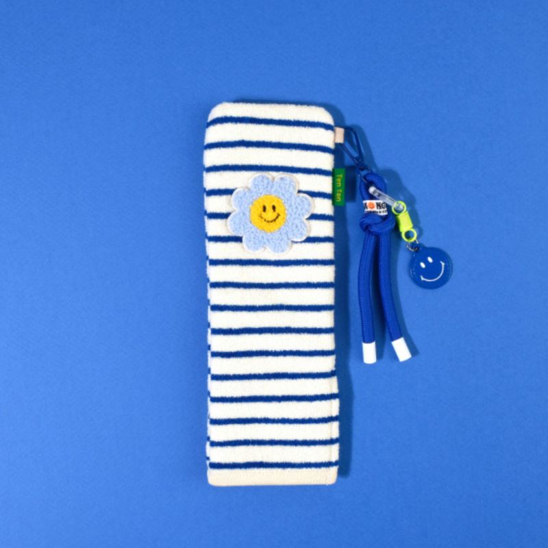 Smile Daisy Blue Stripe - No Initial Version