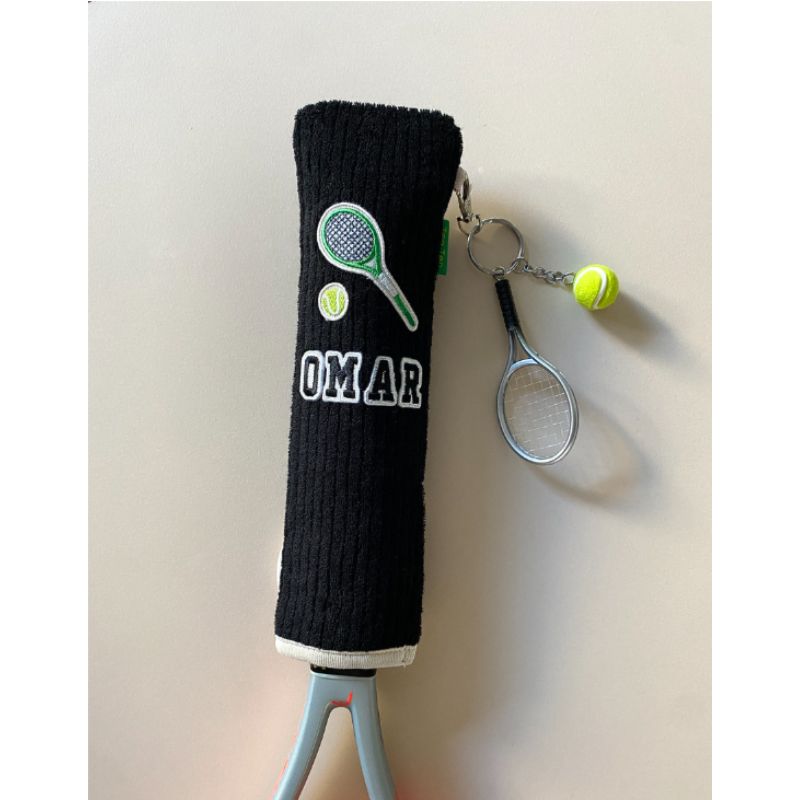 Green Racket Black Solid - Initial Version
