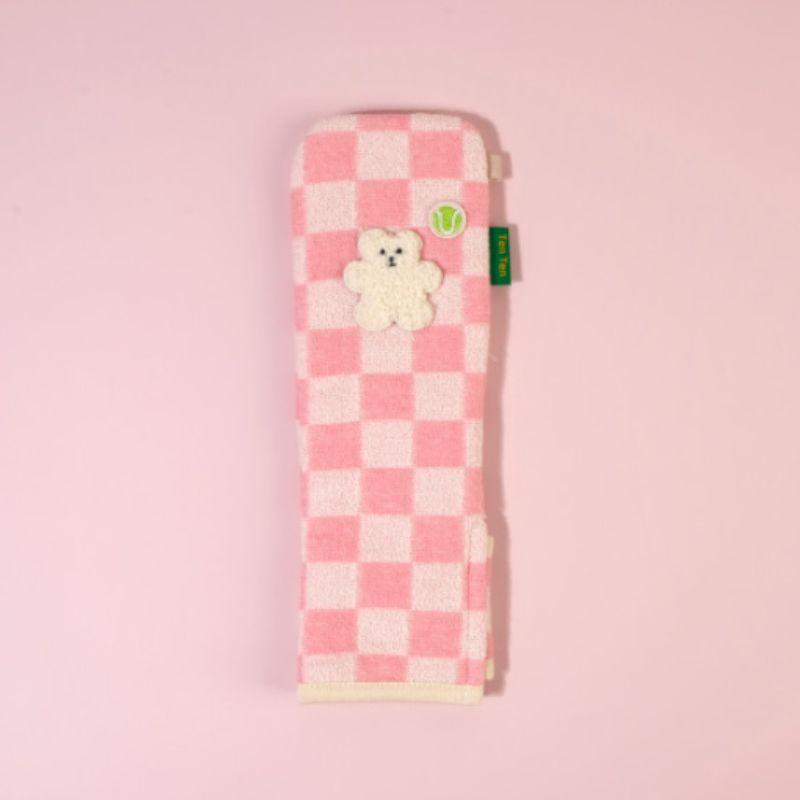 White Bear Pink Checkers - No Initial Version